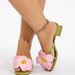 Women's Shoes New Square Head Thick Heel Thin Strap Elegant Fairy Style Flower High Heel Large Size Women's Sandals_voghion.com