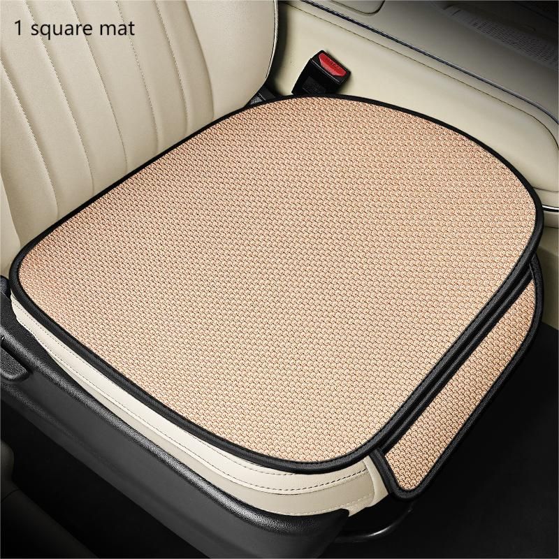 Summer Cool Cushion, Breathable Comfort Drivers Seat Covers With Storage Bag, Car Protector Accessories For Truck, SUV_voghion.com