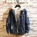 Spring style men's tattered jacket, handsome male student, Korean version, personalized casual denim top trend_voghion.com