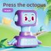 Octopus Animal Car Cute Pet Design Durable Press Inertia Sliding Toy For Boys And Girls_voghion.com