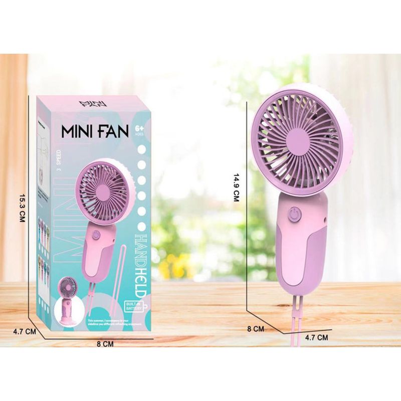 New Handheld USB Charging Portable Summer Outdoor Mini Bracket Small Fan Gift_voghion.com