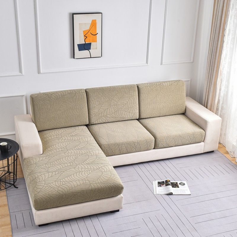 Home Furniture Elastic sofa jacquard waterproof cushion cover sofa cover dustproof four seasons universal sofa hat full cover sofa cushion cover_voghion.com