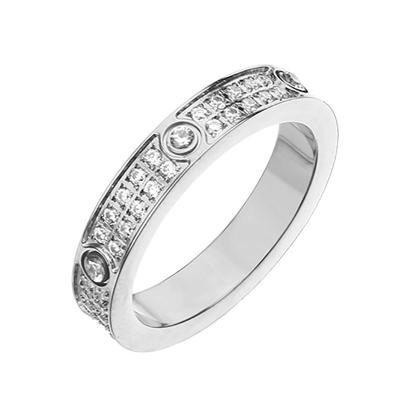 Women's Jewelry Bracelet Two Rows Of Diamonds Inlaid With Diamonds Titanium Steel Bracelet For Women CNC Craft Star Bracelet_voghion.com