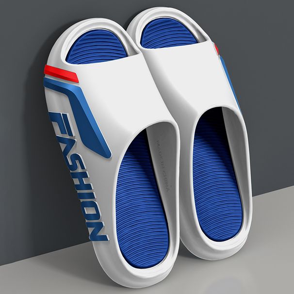 Herretøfler Sommer Indendørs Hjem Badeværelse Skridsikre Udendørs Brug Tykke Såler Slidstærke Tøfler_voghion.com