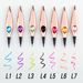International Station Waterproof Smudge-proof Small Batch Printing Sweat-proof Gold Diamond Eyeliner Pen_voghion.com