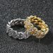 Men's Jewelry 8mm Single Row Zircon Cuban Ring Popular Hip Hop K Gold Men's Ring Tide Brand_voghion.com