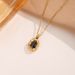 Minimalist Instagram Cool Style Gold Plated Small And Luxury Rice Pearl Necklace Collar Chain Women's Non Fading Jewelry_voghion.com
