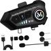 Bluetooth Motorrad Helm Intercom Headset Drahtlose Motorrad Kopfhörer + Mic_voghion.com