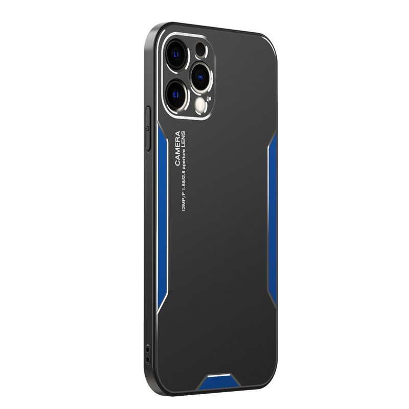 Luxury Hard Metal Case For iPhone 11 12 13 14 Pro Max 12Mini 13Mini XR X XSMax 8 7 6 6S Plus SE2020 Mobile Phone Back Cover_voghion.com