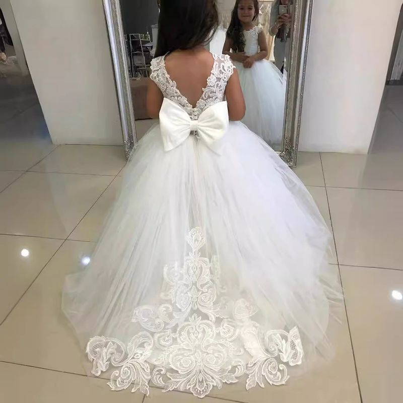 Kid's Clothing children's princess dress high end girl piano performance costume new flower girl fluffy yarn host evening dress summer_voghion.com