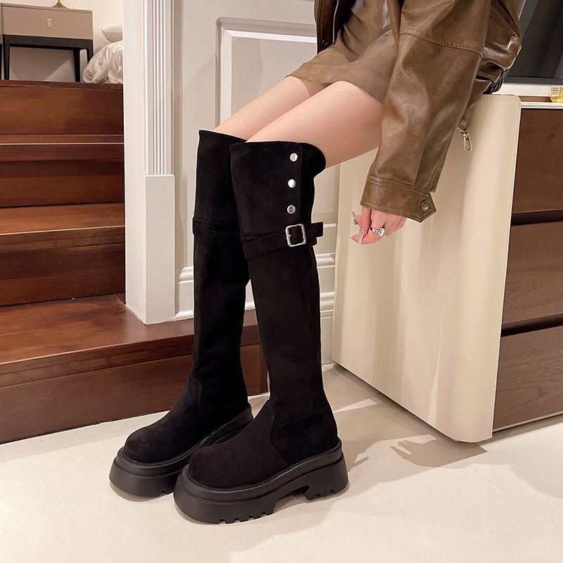 Bottes à talons épais pour femmes, nouveauté 2025_voghion.com