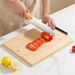 HOLYWOOD Bamboo chopping board cutting board case board mildew household bamboo double-sided kneading board thickened_voghion.com