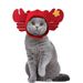New Halloween Pet And Scarf Skull Pattern Cat Dog Cape Hat Set Decoration_voghion.com