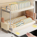 Kitchen Household 2025 New Model Multifunctional Countertop Dish Rustproof Draining Storage Rack Tableware_voghion.com