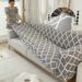 Printed elastic sofa cover milk silk all-inclusive sofa cover L-type combination anti-cat scratch sofa cushion cover towel_voghion.com