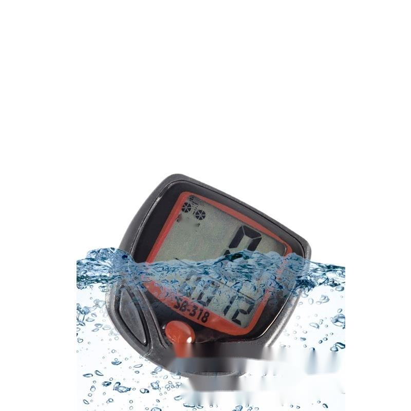 Mountainbike Kodmätare/cykelpuls Hastighetsindikator/hastighetsmätare Hastighetsmätare 15 Funktioner 548B Samma Tillbehör_voghion.com