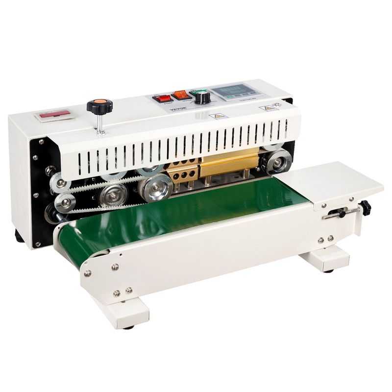 VEVOR Continuous Bag Band Sealing Machine Horizontal Band Sealer Count Function_voghion.com