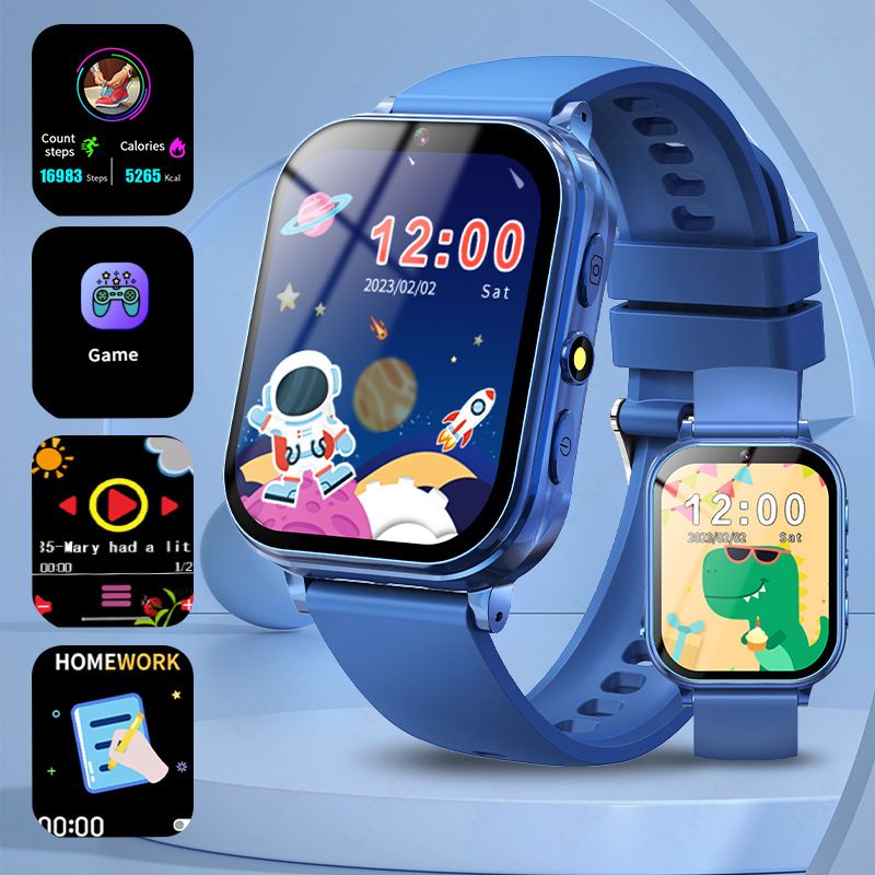 Smart Watch For Kids & Adults – Bluetooth Calling, Heart Rate Monitor, Blood Oxygen & Sleep Tracking, IP68 Waterproof, NFC, 7-Day Battery_voghion.com