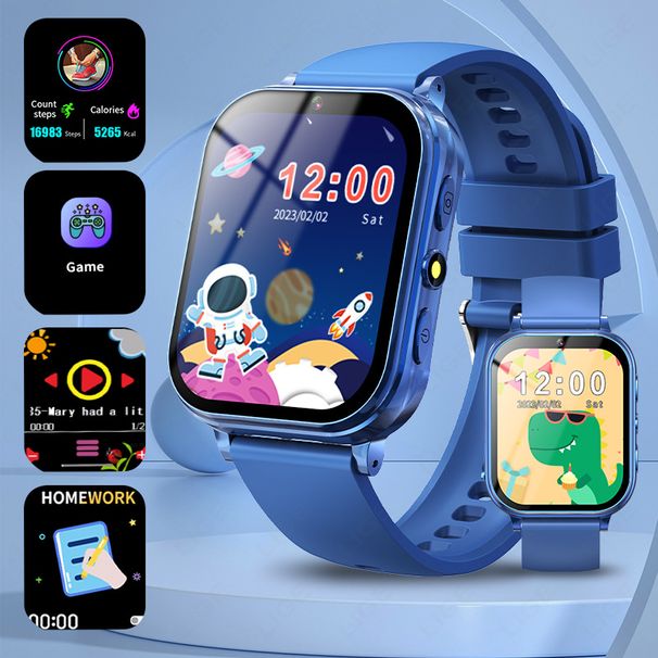 Smart Watch For Kids & Adults – Bluetooth Calling, Heart Rate Monitor, Blood Oxygen & Sleep Tracking, IP68 Waterproof, NFC, 7-Day Battery_voghion.com