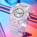 Fashion New Network Red ONOLA/Orona Transparent Case Multifunctional Glow Waterproof Men's Women's Watch_voghion.com