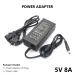 High Efficiency 5V 8A 100-240V AC To DC Max 40W Power Supply Adapter Transformer Charger For LED Strips Game Machines Routers_voghion.com