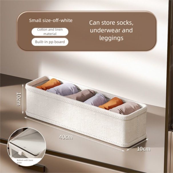 Faltbare Aufbewahrungsbox für Kleidung, ganzjährig, mit mehreren Fächern für Unterwäsche und Oberbekleidung, für mehr Ordnung im Haushalt, aus strapazierfähigem Material, die perfekte Lösung für Ihren Kleiderschrank._voghion.com