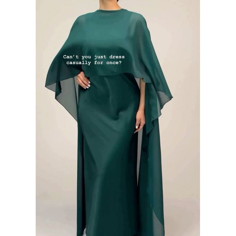 Dametøj Mode Casual Lang nederdel Kjole Sjaldragt_voghion.com