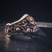 Anello regolabile Dreamland in argento puro placcato alla moda da uomo Cthulhu, gioielli mitologici e di magia oscura_voghion.com