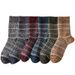 Wollsocken Herren Winter Dicke Plus Samt Warme Socken Herren Business Socken Retro Lange Socken Winter Baumwollsocken Mittellange Schlauchsocken_voghion.com