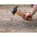 Outdoor stainless steel beech wood handle, brass parrot woodpecker hammer, camping site nail hammer_voghion.com
