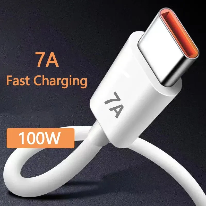 Câble de charge ultra-rapide USB Type-C 7A 100W pour Huawei Mate 40/30, Xiaomi et Samsung._voghion.com