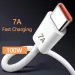 Câble de charge ultra-rapide USB Type-C 7A 100W pour Huawei Mate 40/30, Xiaomi et Samsung._voghion.com