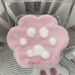 Plush Cat Paw Cover Cute Claw Print Sofa Chair Artificial Rabbit Hair Seat Cushion Women's Car Interior_voghion.com