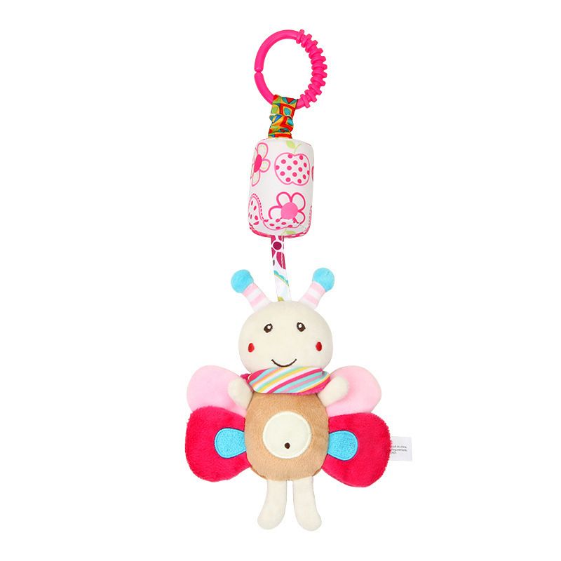 BBSKY Pendant Plush Cartoon Wind Chime Pendant Infant Baby Plush Toy Animal Wind Chime Car Hanging Bed Hanging_voghion.com