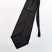 Cravatta nera da donna alla moda, senza nodo, versione stretta, per studenti, blu navy, tinta unita, rossa_voghion.com
