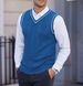 Chaleco de punto para hombre, sin mangas, informal, talla grande, estilo comercio exterior, cuello en V, grueso, para hombre_voghion.com