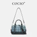 COCIO Designer Shoulder Affordable Luxury New Underarm Simple Versatile Spring And Summer Vintage Boston Women's Bag_voghion.com