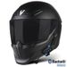 Bluetooth Full-Face Motorcycle Helmet – 3C Certified, Ventilated ABS Shell, Large Spoiler, Interchangeable Sun Visors (Matte/Gloss Colors)_voghion.com