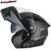 KQ-Power Dual Visor Modular Motorcycle Helmet With Built-in K20 Bluetooth, Long Battery Life, 3C Certified Full Face Helmet_voghion.com