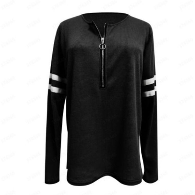 Damen heiß verkaufte gestrickte T-Shirts mit langen Ärmeln_voghion.com