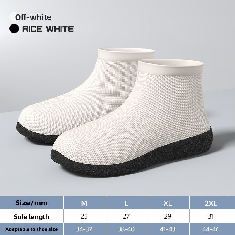 Waterdichte schoenenhoezen, antislip, verdikt, slijtvast, voor mannen en vrouwen, regenlaarzen voor regenachtige dagen, draagbaar, kinderen, siliconen_voghion.com