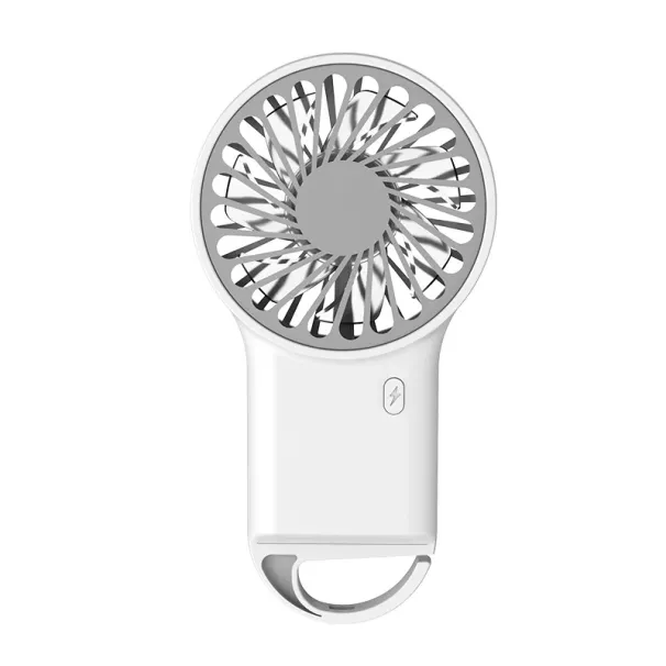 3 Wind Speed Portable Pocket Cooling Electric Fan For Travel Indoor Outdoor Usb Desktop Rechargeable Handheld Fan With Hook_voghion.com