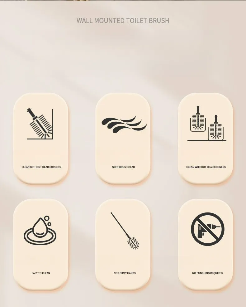 Aige Set Household No Dead Angle 2024 New Wall-Mounted Bathroom With Base Toilet Cleaning Brush_voghion.com