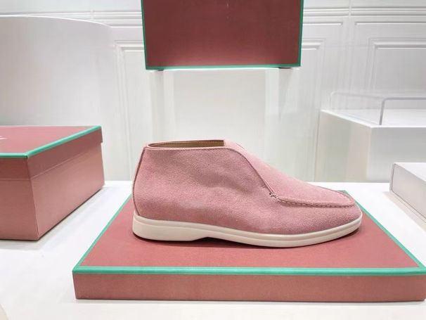 2025 New Couple Style LP Casual Comfortable Lightweight Soft Sole Slip-On High-Top Loafers_voghion.com