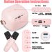Children's Karaoke Machine With 2 Wireless Microphones, Portable Bluetooth KTV System, Speaker With Voice Changing Effects & LED Lights_voghion.com