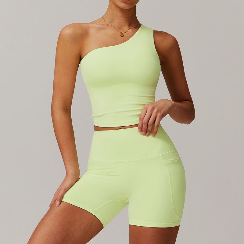 Women's Quick-Dry Waist-Shaping Yoga Set - Breathable High-Waisted Workout Outfit For Running, Fitness & Lounge Wear​​_voghion.com