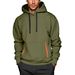 Men’s Statement Hoodie – Avant-Garde Ribbon-Trimmed Pullover With V-Neck & Drop-Shoulder Silhouette (S-XXXL, 10 Bold Colors)_voghion.com
