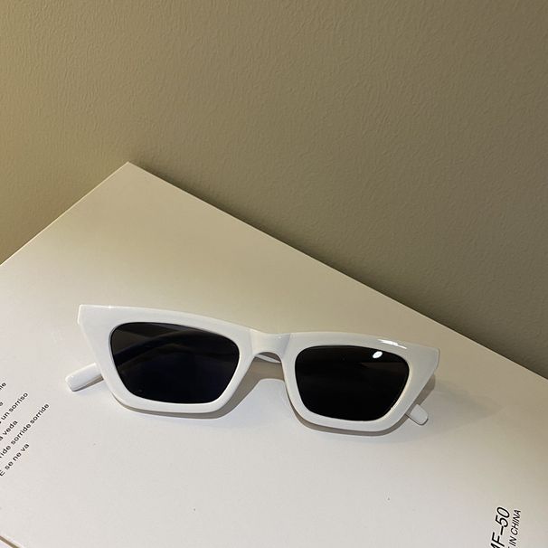 LazyZoom Fashion Retro Rectangular Disco Jennie Same Sunglasses Female Cool Black Cat Eye Sexy Glasses Trendy Men_voghion.com