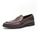 New Fashion Genuine Leather Men Casual Shoes Fashion Formal Mens Loafers Moccasins Italian Breathable Slip On Male Boat Shoes Size 38-46_voghion.com