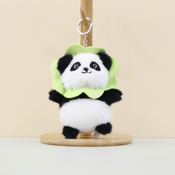 Porte-clés et pendentif en peluche panda adorable et créatif, idéal pour les fêtes._voghion.com